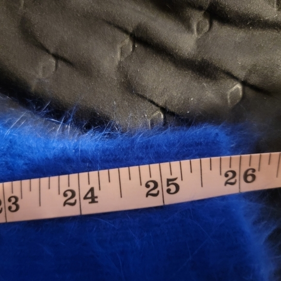 Vintage Venesha 80s blue Angora sweater  size small - Picture 12 of 12